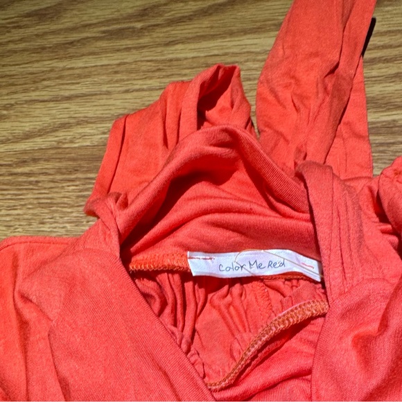 Women’s Color me Red Women’s Dress Red exact size unknown gueses med/6 (box 3) - Picture 3 of 4